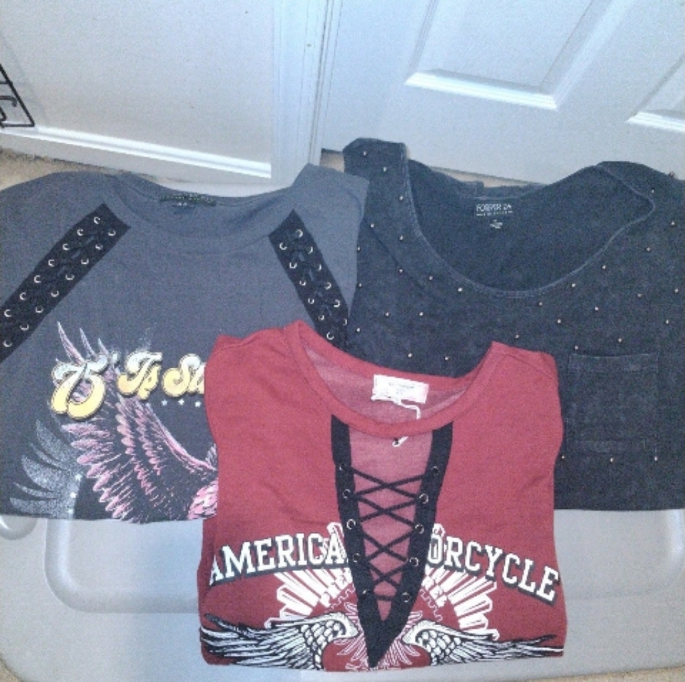3 forever 21 plus size tops 3x